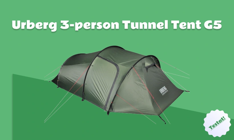 Urberg 3-person tunnel tent g5 test